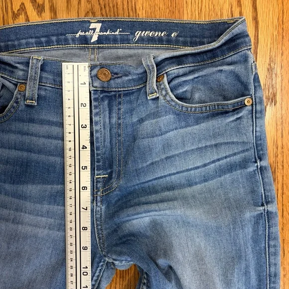 7 For All Mankind Gwenevere Skinny Ankle Jeans - Picture 5 of 14